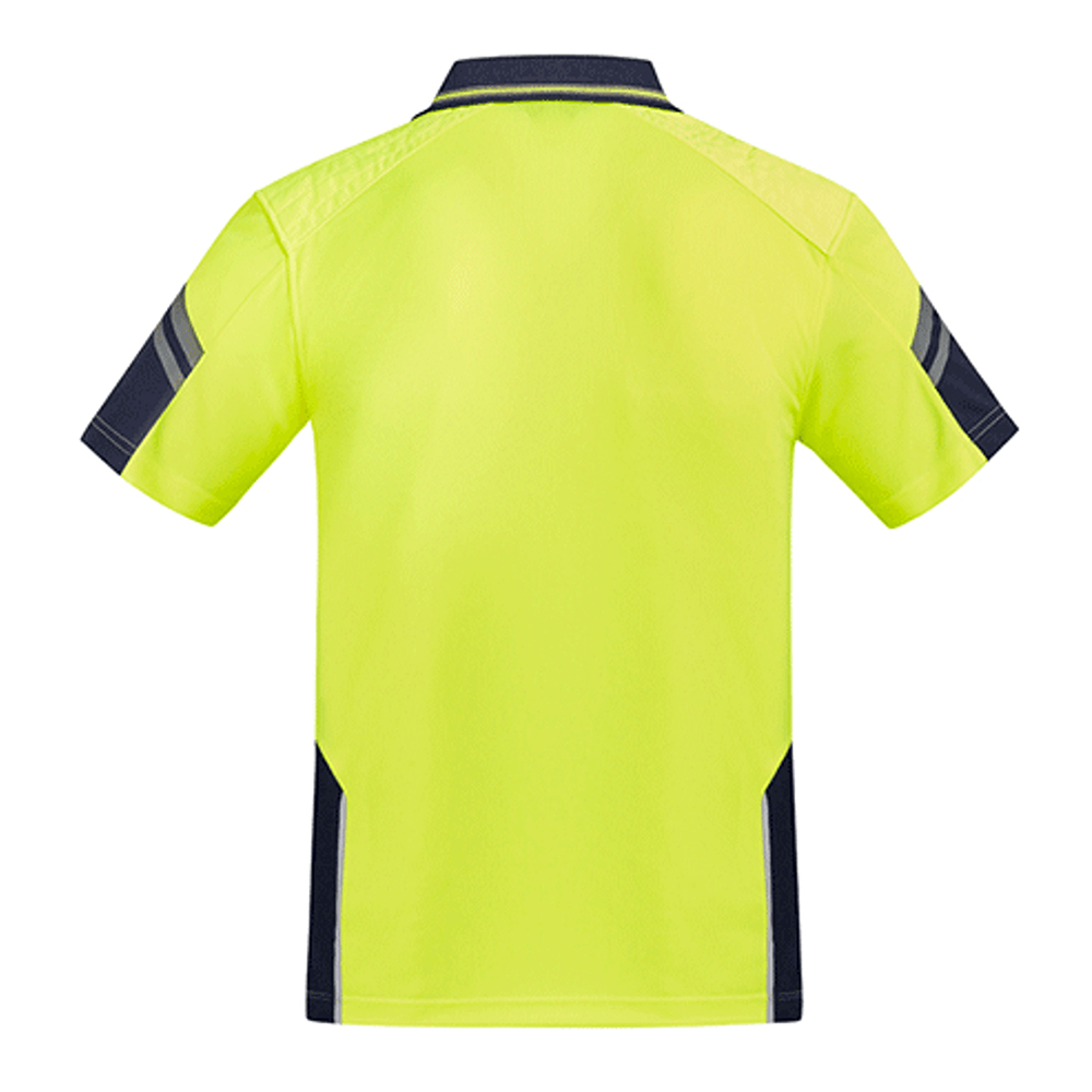 Mens-Comfort-Hi-Vis-Reinforced-Short-Sleeve-Polo-3