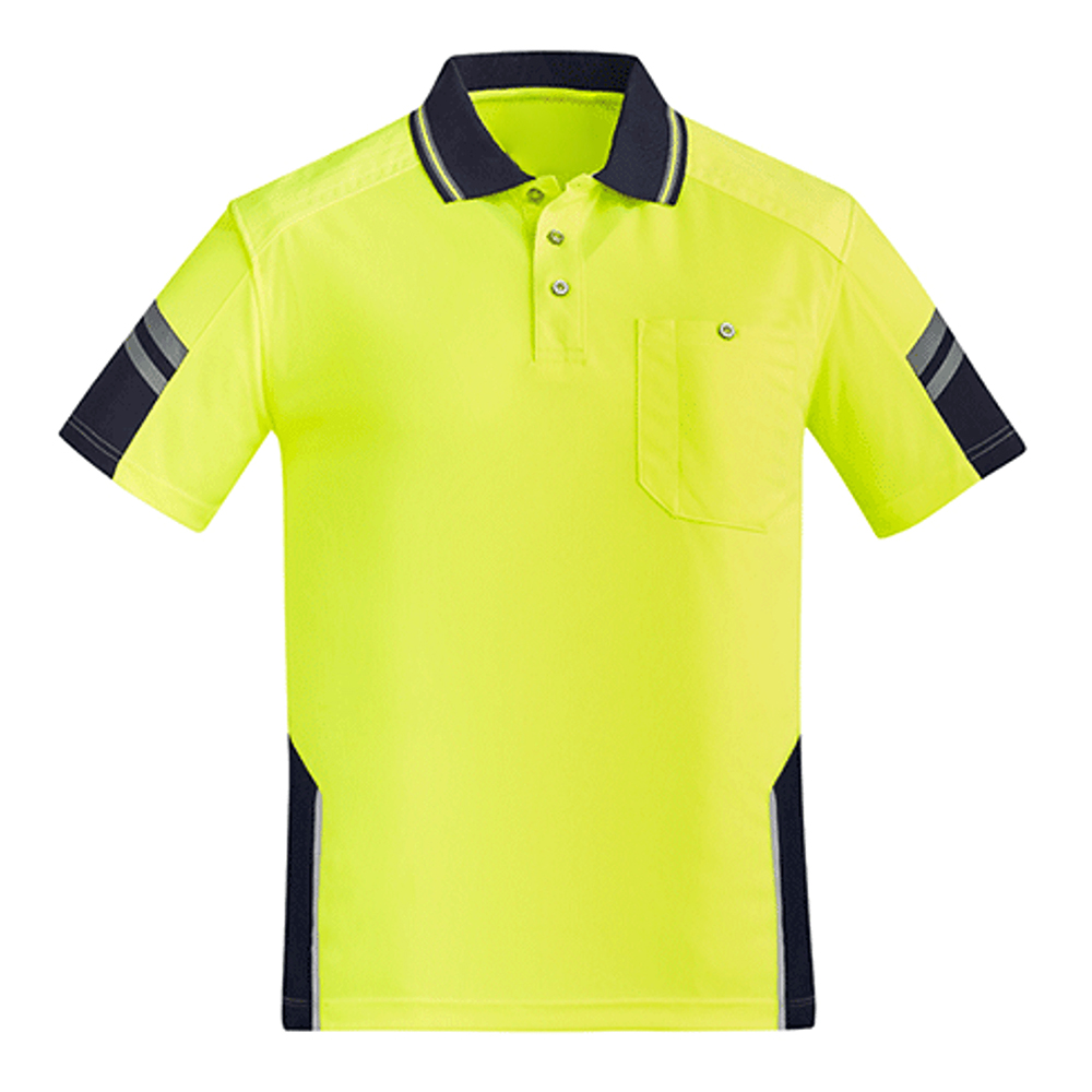 Mens-Comfort-Hi-Vis-Reinforced-Short-Sleeve-Polo-4