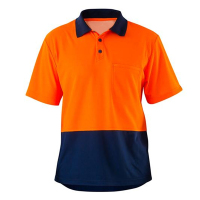 Two-Tone-Safety-Polo-Micro-mesh-Short-SleevePolo-shirt-2