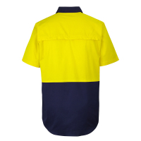 Hi-Vis-Close-Front-SS-150G-Work-Shirt-1