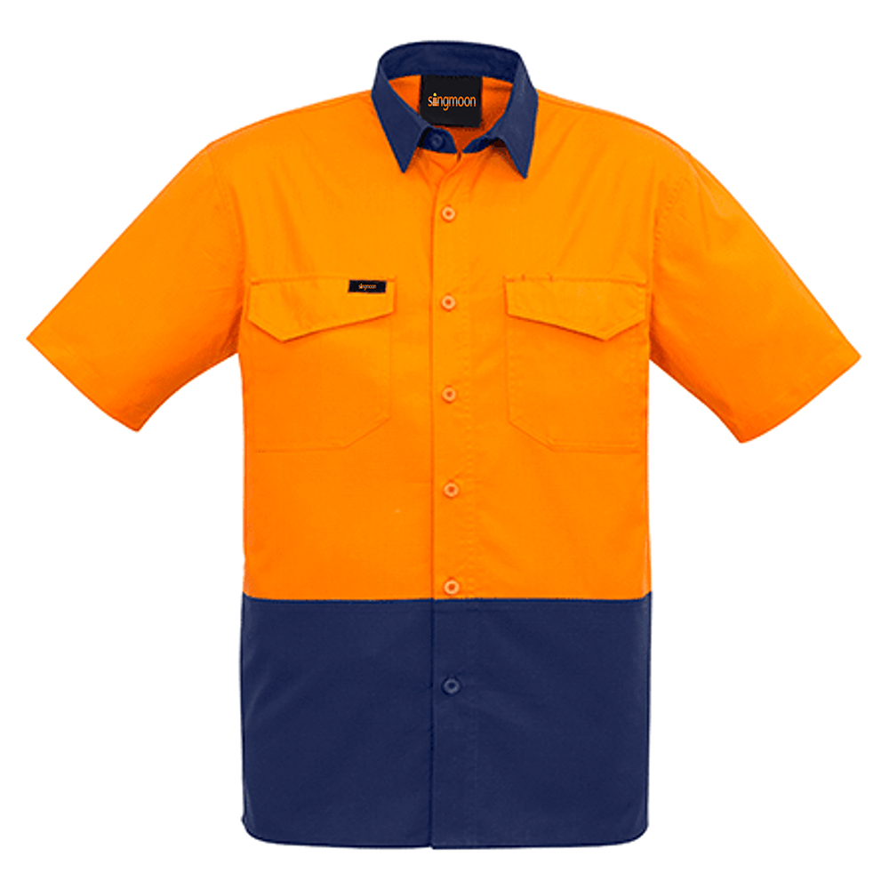 2-tone-hi-vis-cool-short-sleeve-lightweight-gusset-cuff-shirt-1