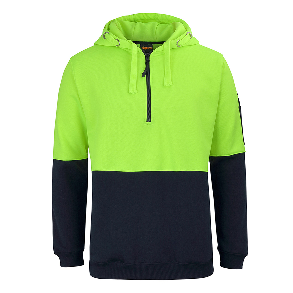 hi-vis-Sweatshirts-half-Zip-Hoodie-1