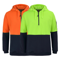 hi-vis-Sweatshirts-half-Zip-Hoodie-5