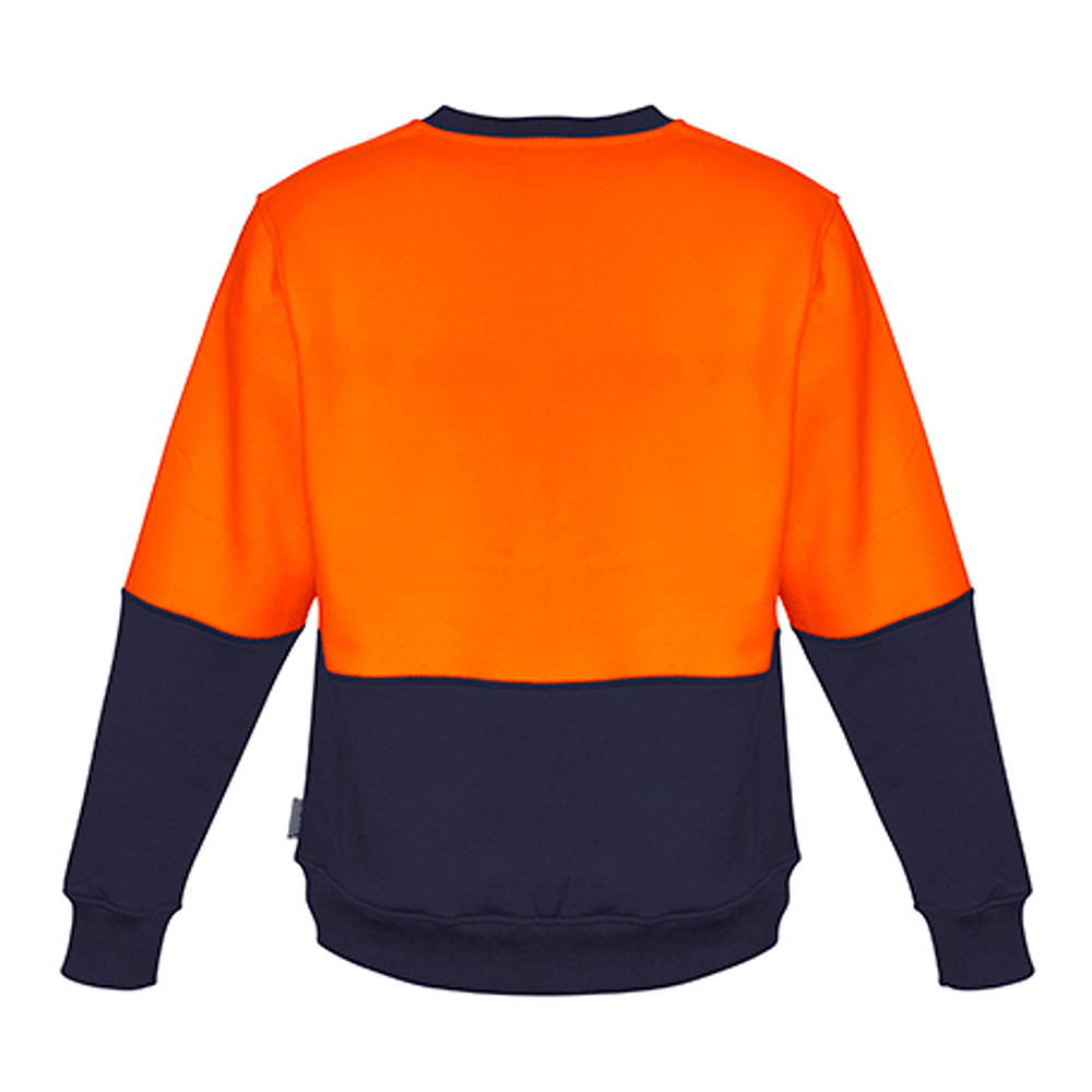 Hi-Vis-Crew-Sweatshirt-Worker-fleece-2