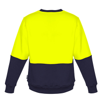 Hi-Vis-Crew-Sweatshirt-Worker-fleece-4