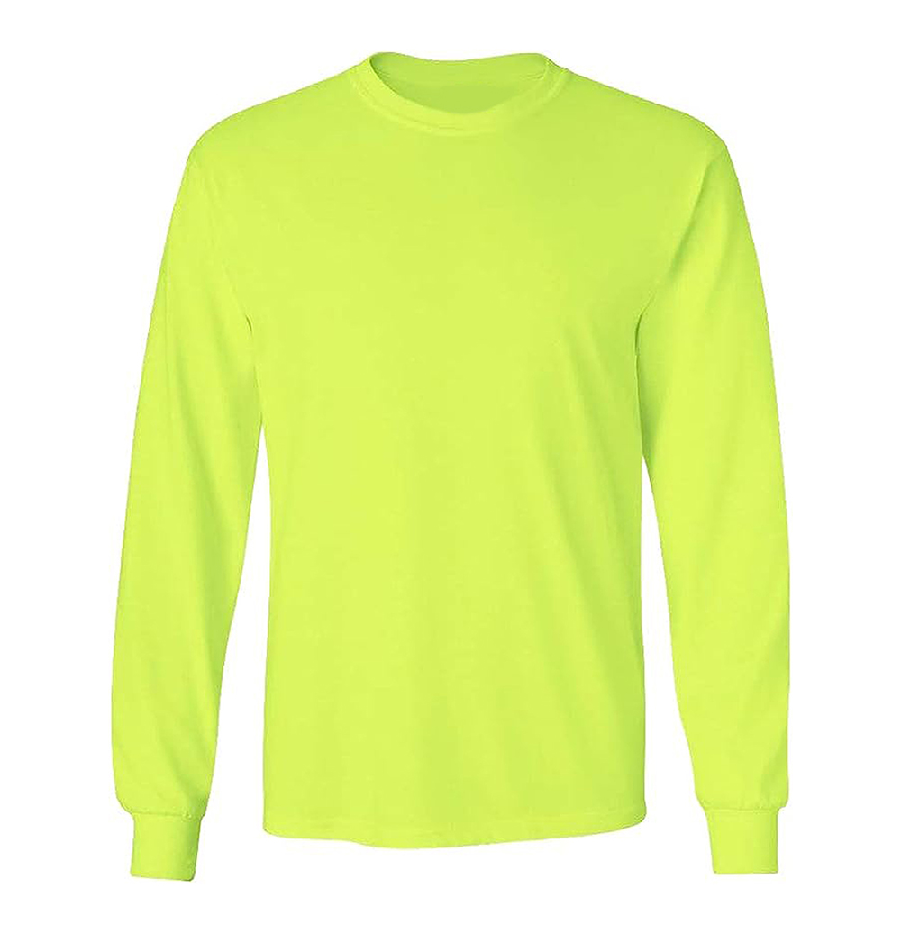 Safety-Long-Sleeve-T-Shirt-High-visibility-Orange-Green-2