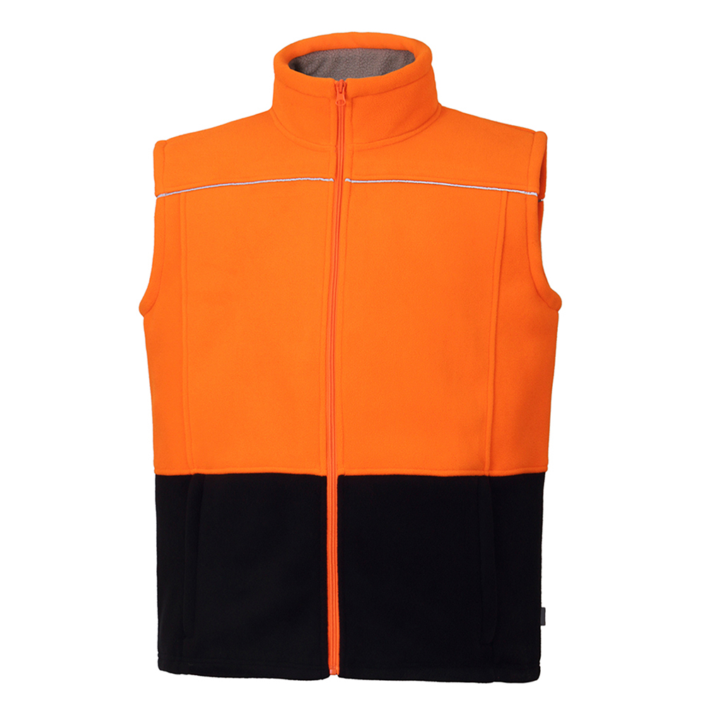 Hi-Vis-2-Tone-Zip-Front-Safety-Vest-fleece-vest-4