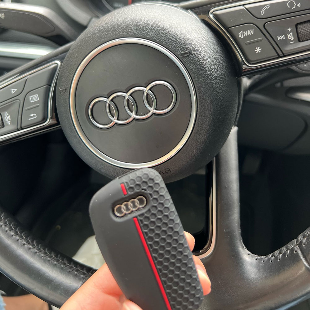 Silicone Car Key Case for Audi-ATOBABI