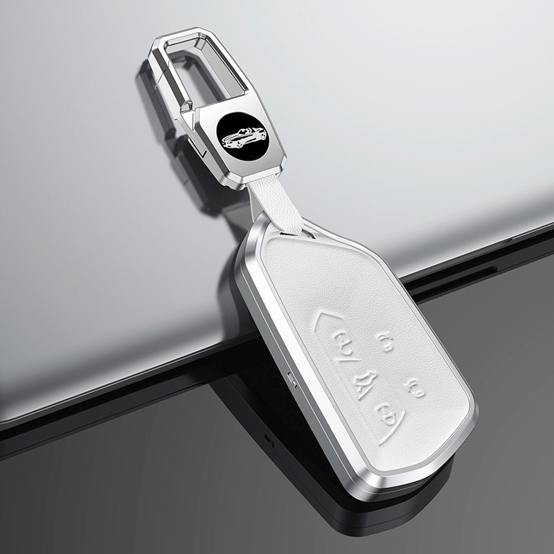 Aluminum Alloy + Leather Key Case for VW and Skoda, SEAT-ATOBABI