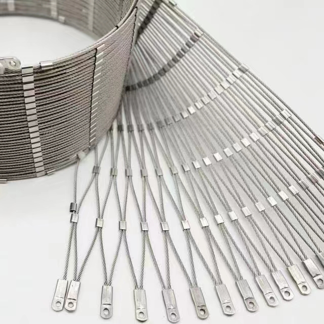 flexible stainless steel cable mesh