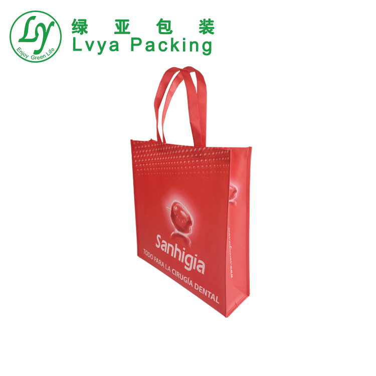 CustomHeavyDutyFoldablelaminatedPPnonwovenReusableGroceryBags-1