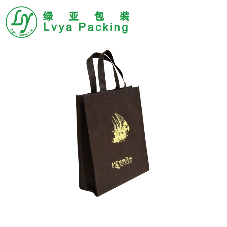 CustomPromotionalLogoPrintedNon-wovenBagReusableGroceryToteBags-1