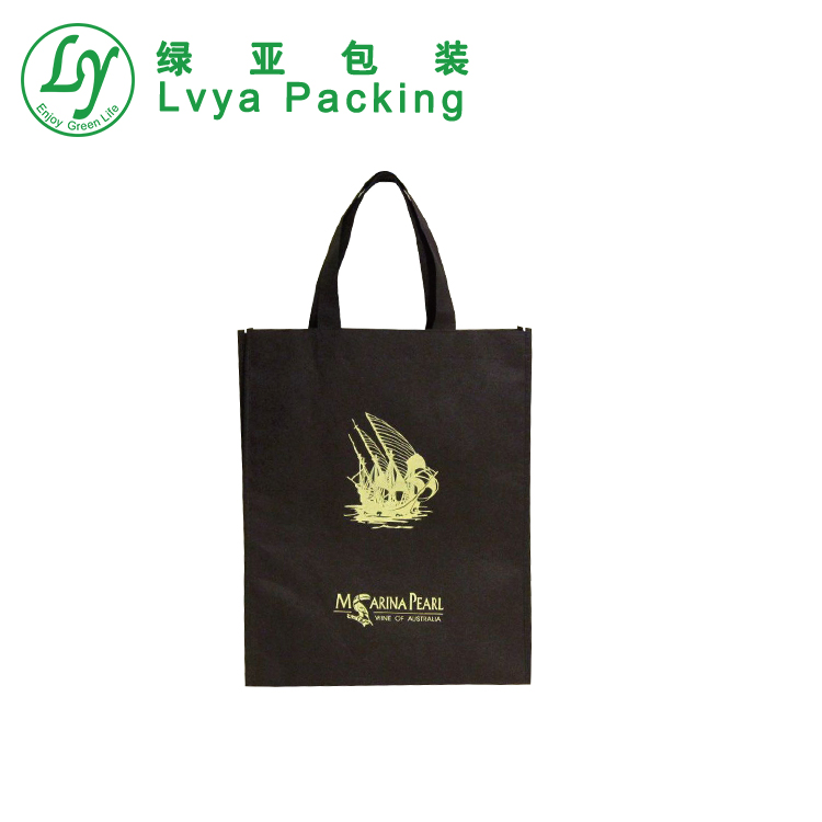 CustomPromotionalLogoPrintedNon-wovenBagReusableGroceryToteBags-2