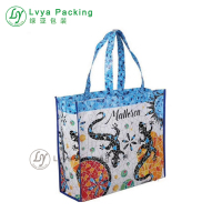 CustomreusablegroceryecofriendlyRPETnonwovenhandledshoppingPPwovenbag-1