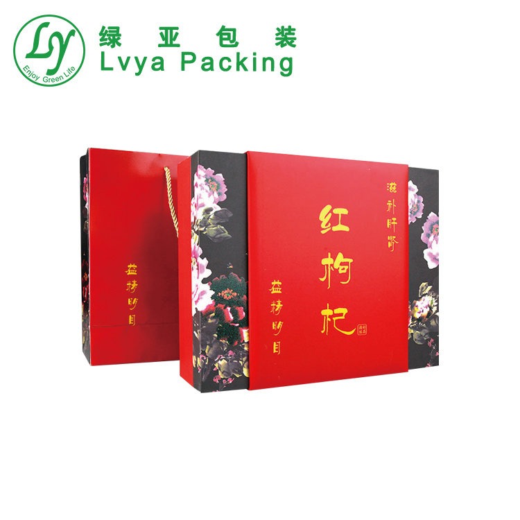 customizedluxurycardboardmagneticfilppackagingpaperboxwithpaperbag-2