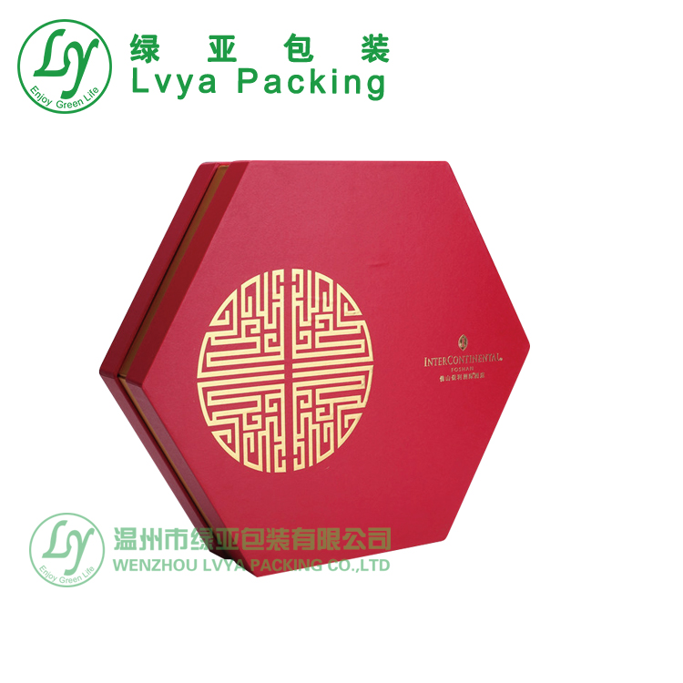 Customlogogiftboxpackagingspeciallyshapedhexagonalgiftrigidpaperbox-1