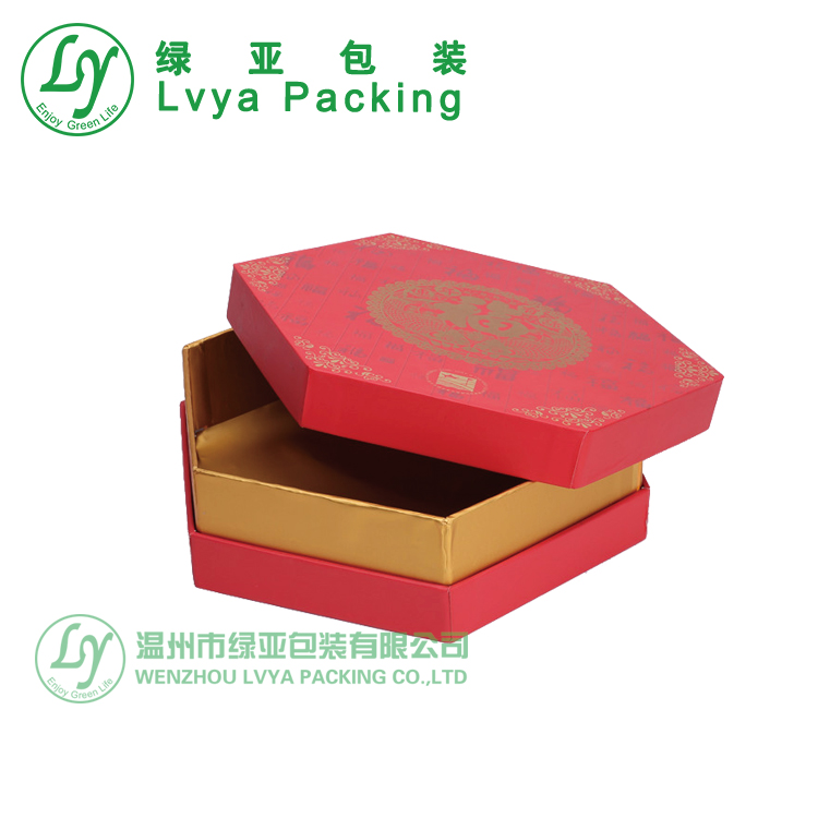 Customlogogiftboxpackagingspeciallyshapedhexagonalgiftrigidpaperbox-4