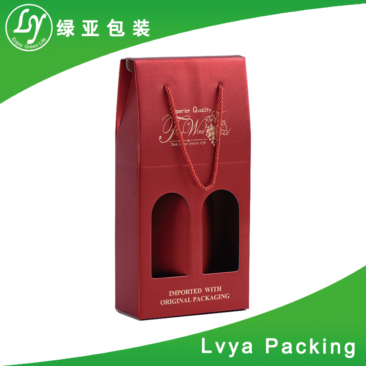 LuxuryRedWineGiftCarrierBoxWineBottlePackagingDeliveryCardboardBoxWithWindow-1