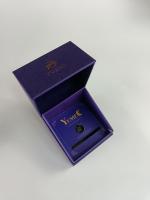 Custompurplerigidflipopenpremiumluxurygoldstampingpackageboxeswithinsert-1