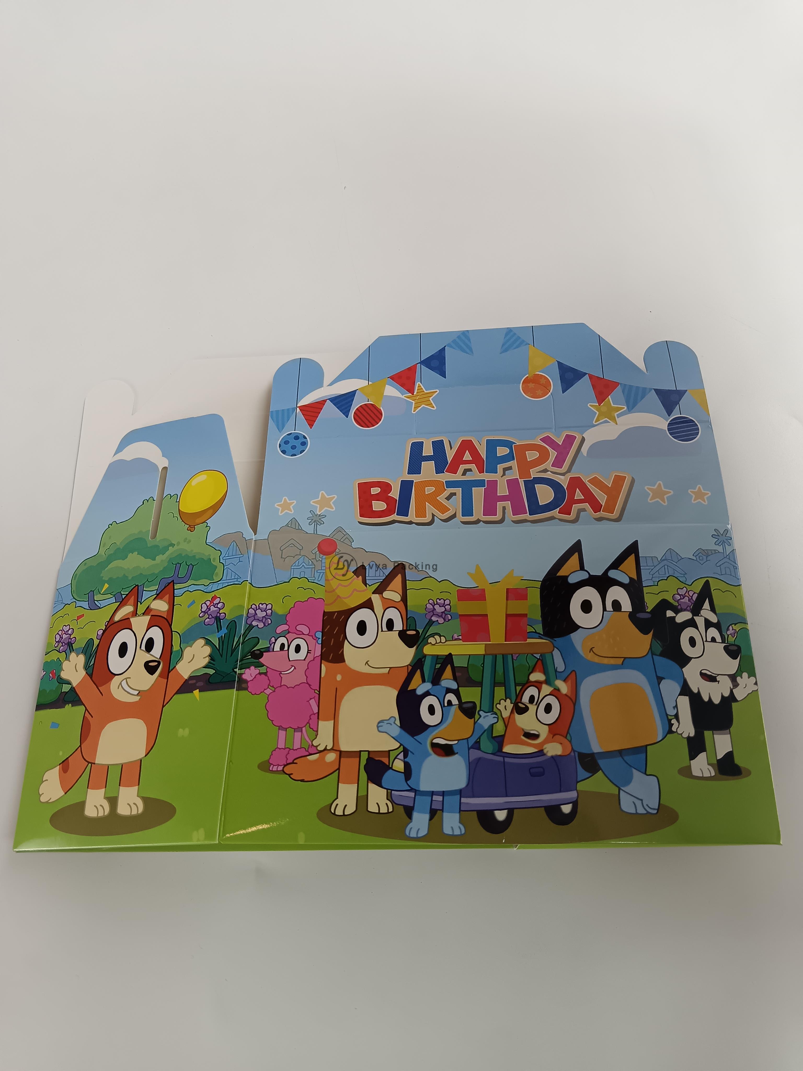 FoldingWhiteCardPaperBoxBirthdayGiftPackagingPaperCartonBox-2