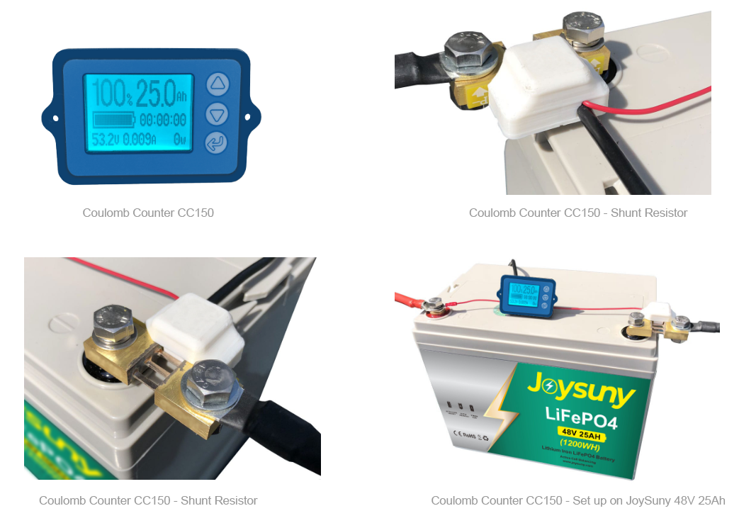 coulomb counter set up on joysuny battery