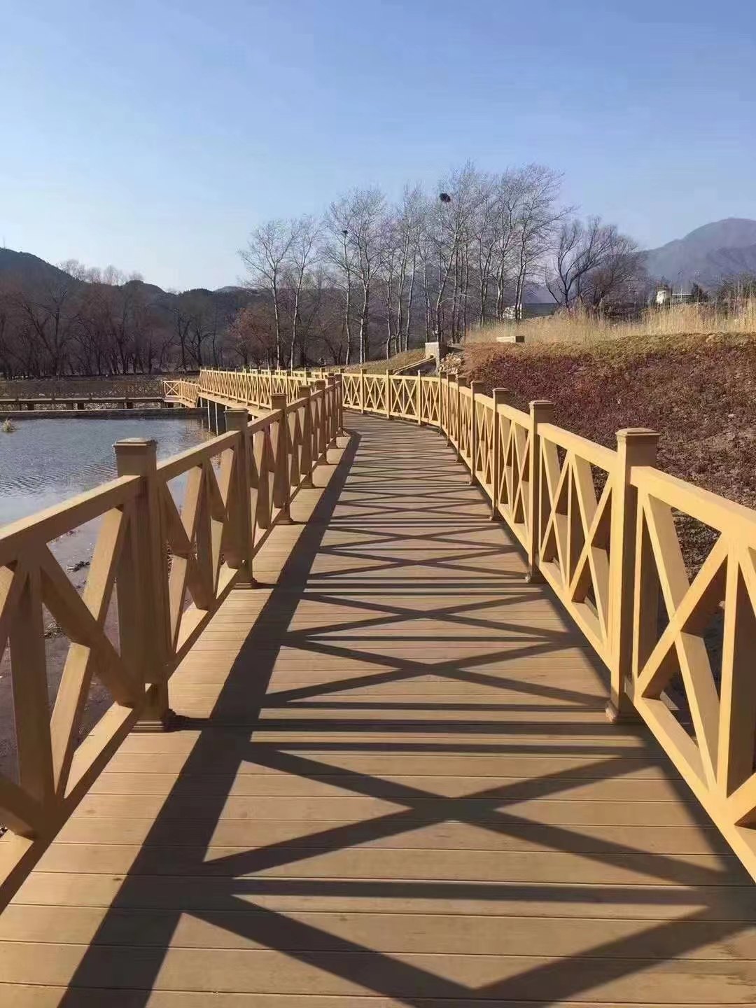 Solid Wpc Railing WPC Railling 1400*1000mm -LvsenTech WPC Manufacturer