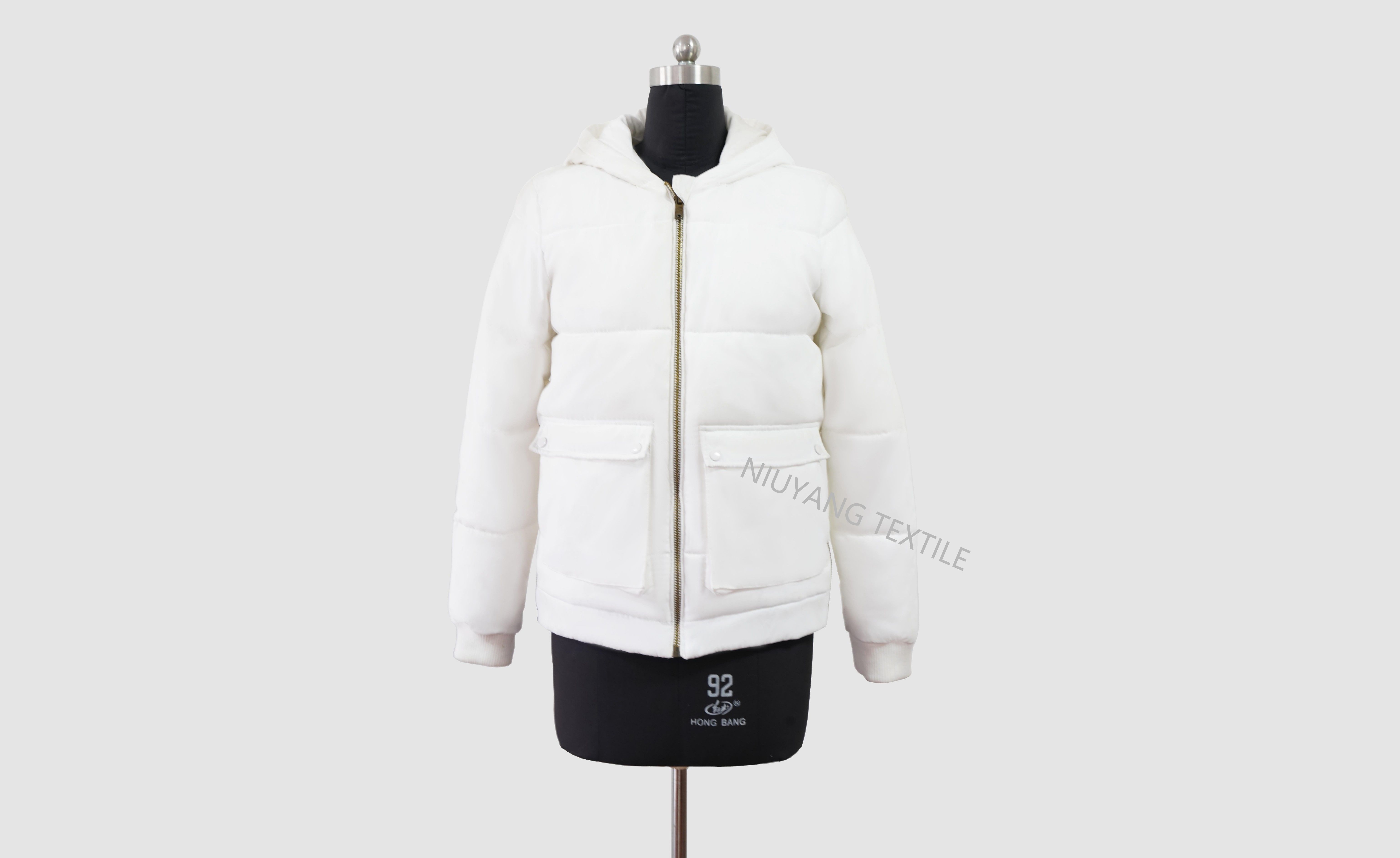 Ladies' Thin-padded Waterproof Coat