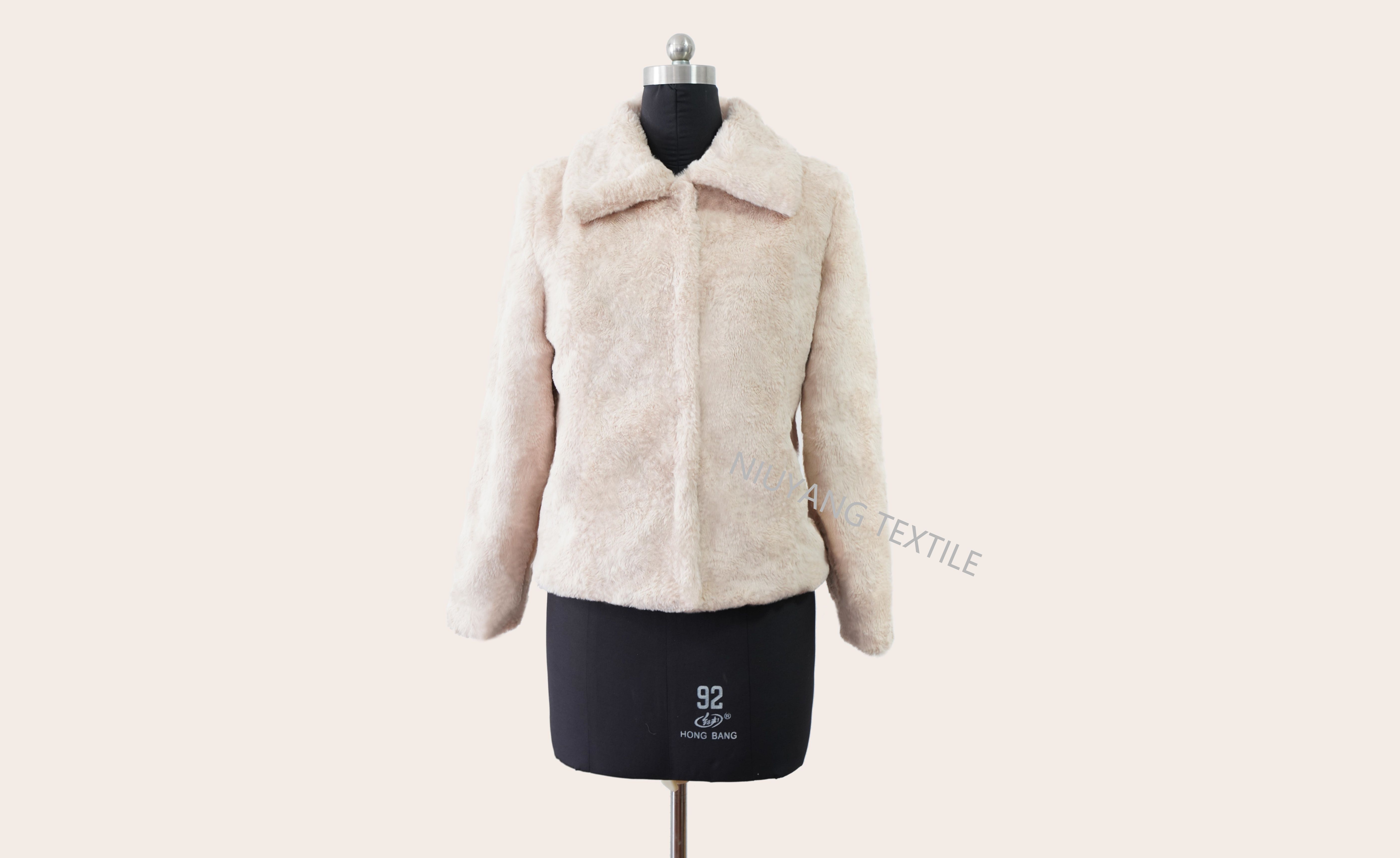 Ladies' Long Plush Coat