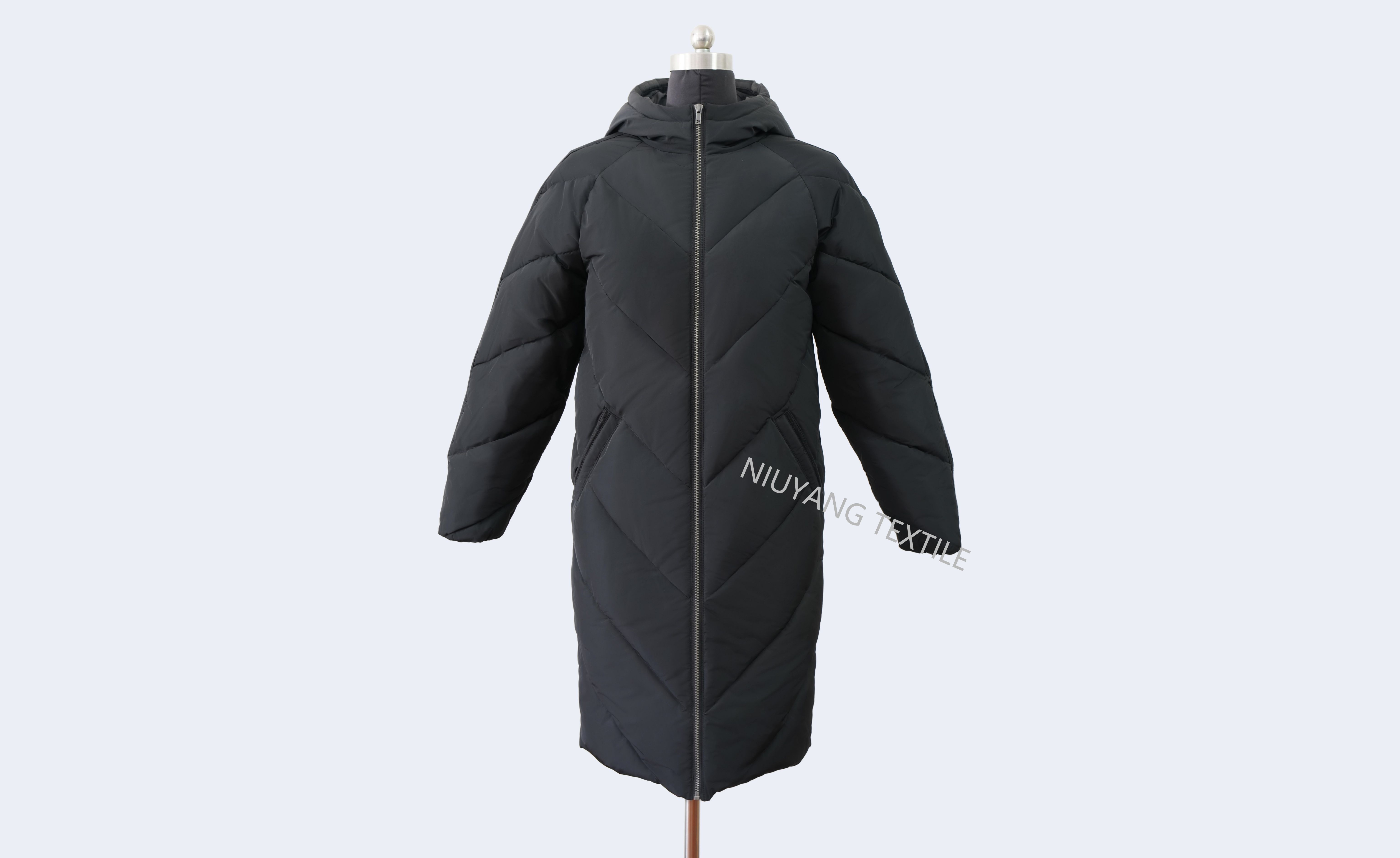 Ladies' Cotton-padded Long Coat