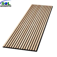 SOLACOUSTICbuildingmaterialinteriorWallCeilingDecorationFlutedWoodSlatBoardPanels-679