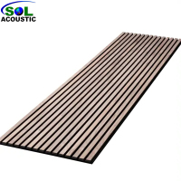 SOLACOUSTICbuildingmaterialinteriorWallCeilingDecorationFlutedWoodSlatBoardPanels-999