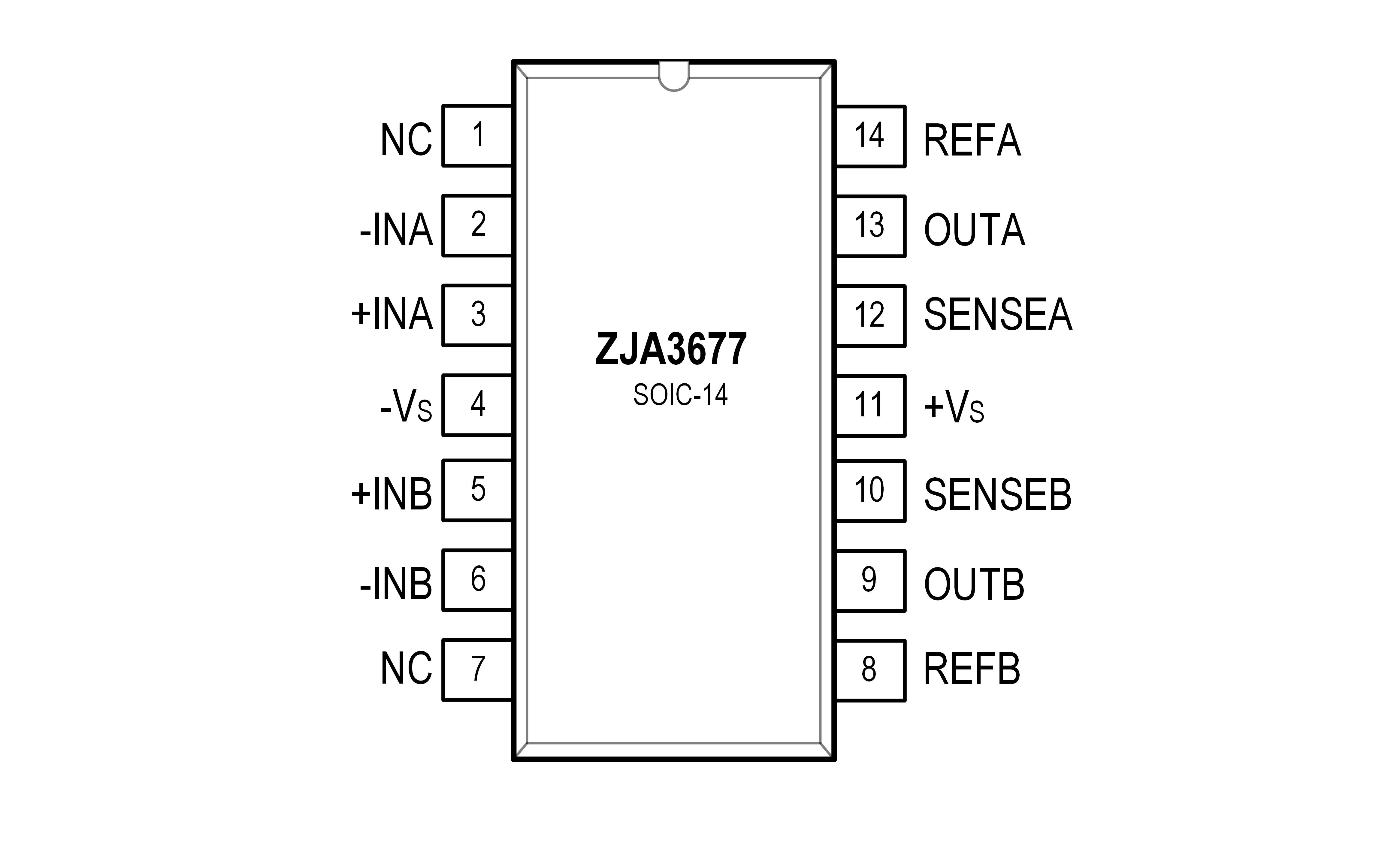 Soic14封装图