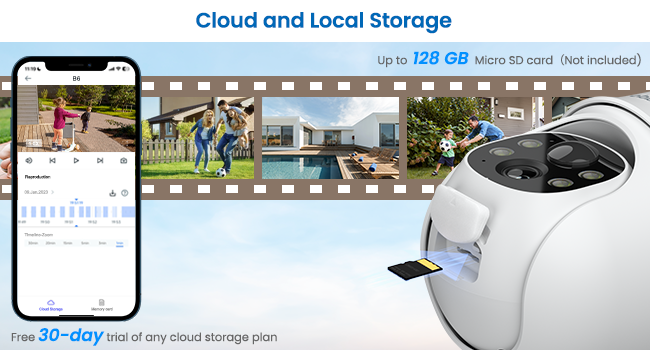 SD Card Storage and Cloud Storage