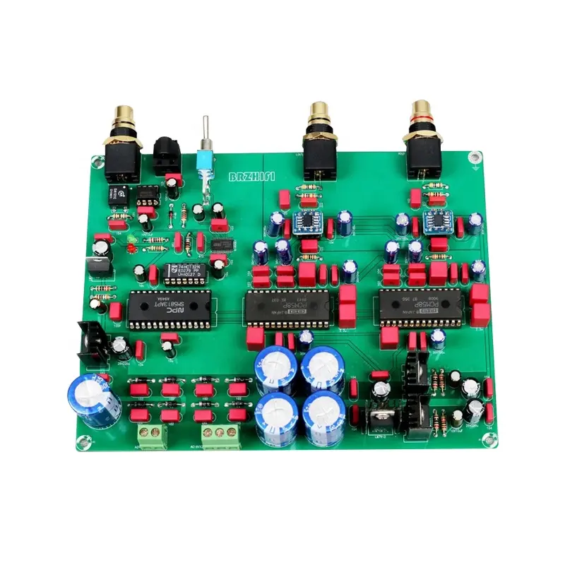 BRZHIFI Professional Audio PCM58 Power Amplifier Board DAC 18BIT ...