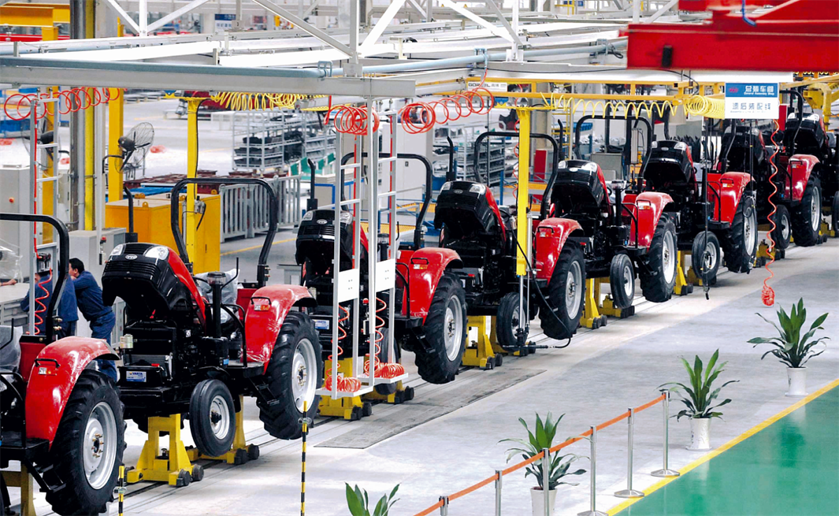 Tractor production line