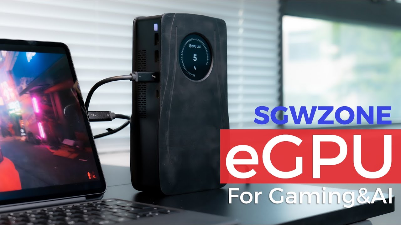 SGWZONE eGPU Gaming & Al BOX Review: An eGPU & Docking Station With Built-in GaN Power!