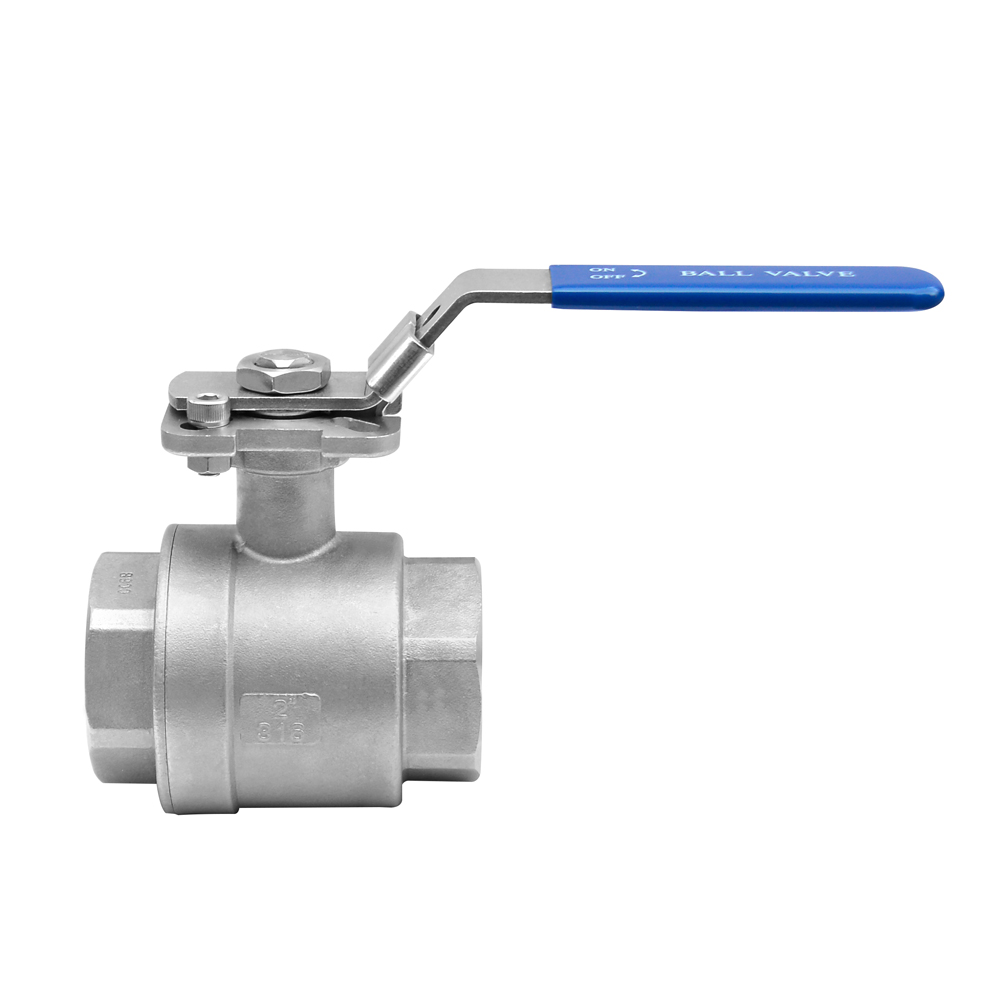 COWIN Stainless Steel 2 Pcs Ball Valve Mouting Pad(ISO5211) 1000 WOG ...