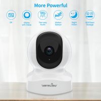 Wansview Q5 White 1080p Indoor Home Security Wireless Cloud IP Camera Used