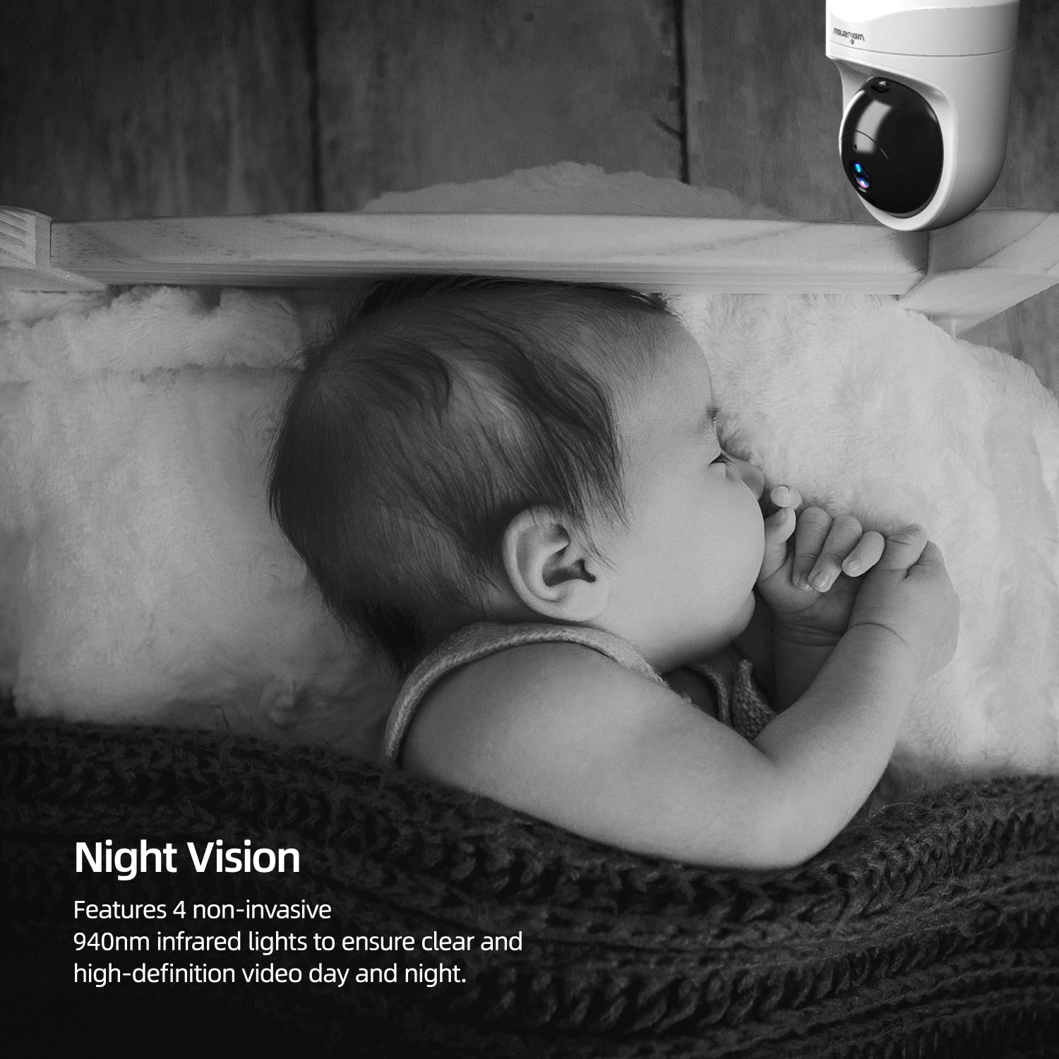 Wansview Wireless 1080P IP Camera, WiFi Home Security Surveillance Camera  for Baby/Elder/Pet/Nanny Monitor, Pan/Tilt, Two-Way Audio & Night Vision  Q3-S 