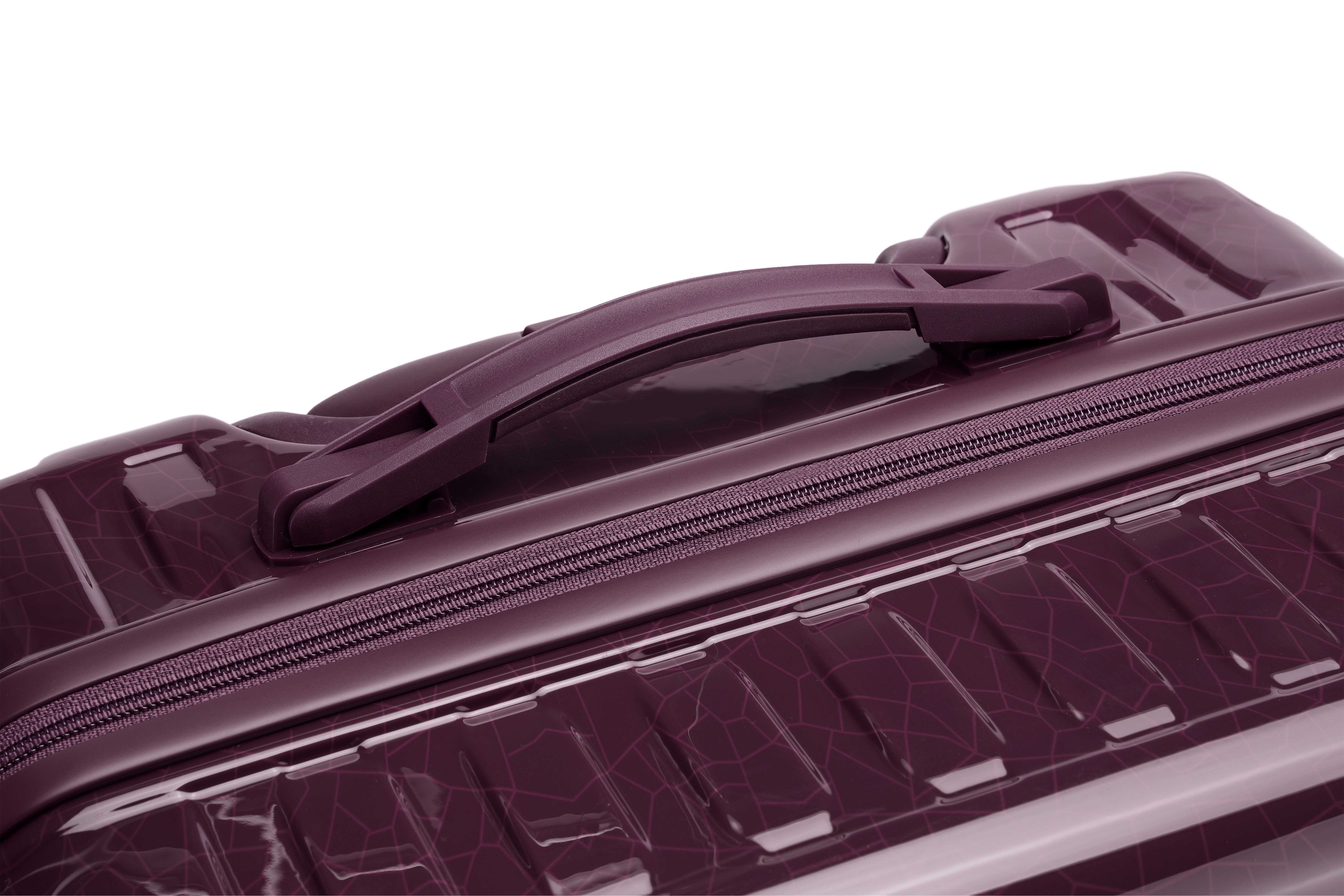 Sea Choice 20+13 Inch Ice Crack Design Hardside Cabin Carryon Suitcase