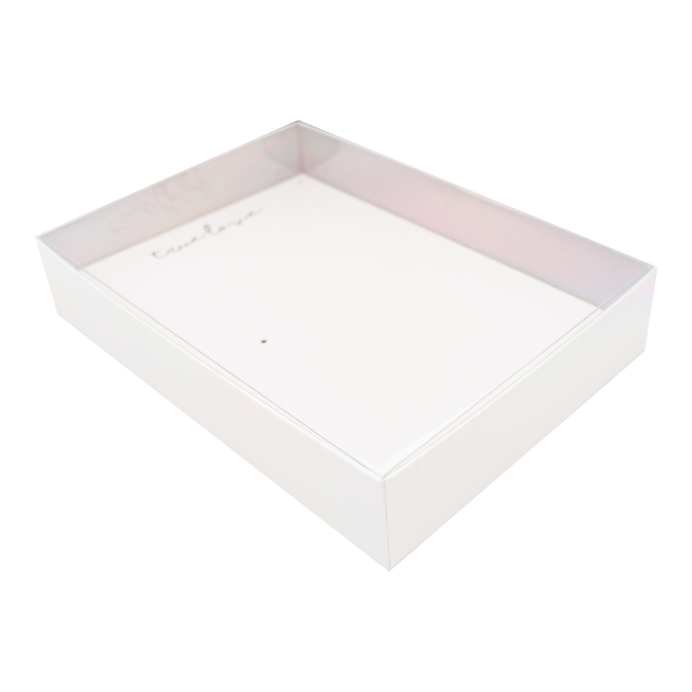 Paper Box with Transparent PVC Lid