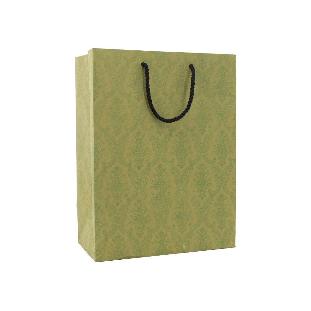 Luxury gift shopping paper bag with texture