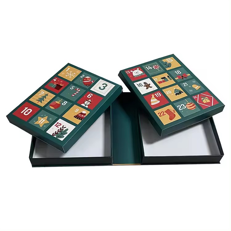 24 Days of Cookies Advent Calendar Boxes Customized Gift Box for