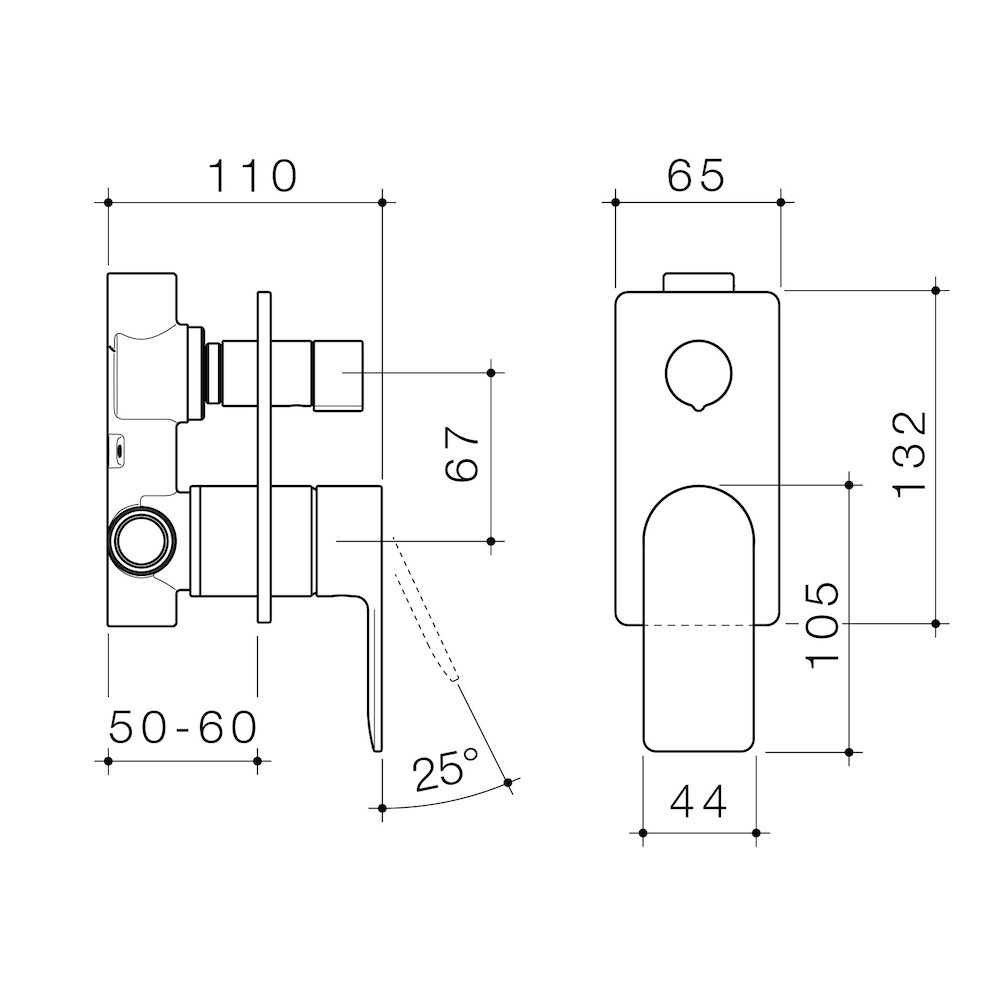 52374_99657C6A_99657B6A_99657BB6A_99657GM6A_99657BN6A_Urbane_II_Bath_shower_mixer_with_diverter_Rectangular_Cover_Plate_SALES_KIT