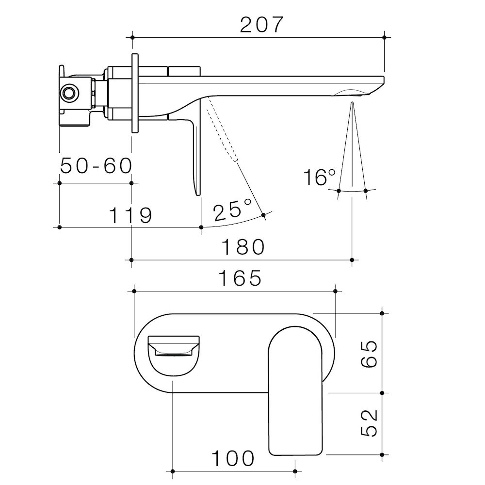 52967_99631C6A-99631B6A-99631BB6A-99631GM6A-99631BN6A---Urbane-II---180mm-Wall-basin-bath-mixer---Rounded-Cover-Plate---SALES-KIT_2