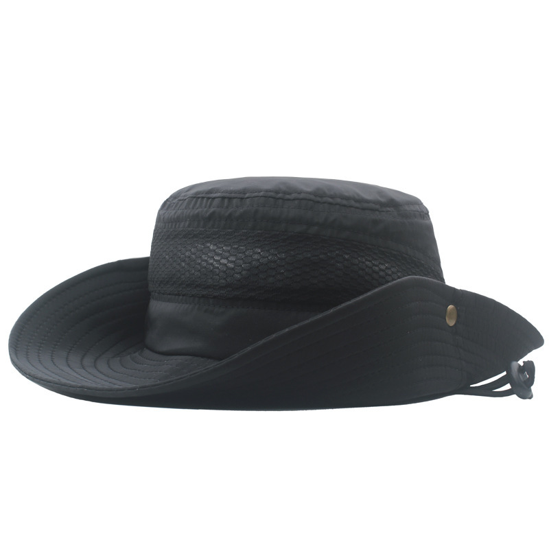 OutdoorFishingHatWide-BrimmedSunHatforMenWomenHikingBeachHat-10011