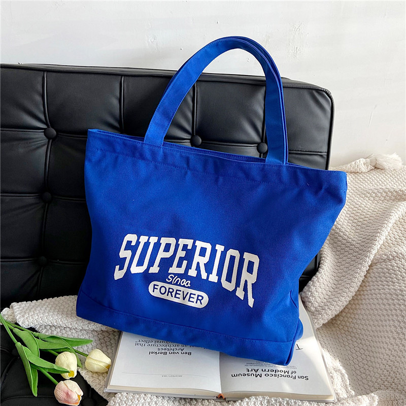 Leinleicanvasbagletterprintlargecapacityshoulderbag、-10001