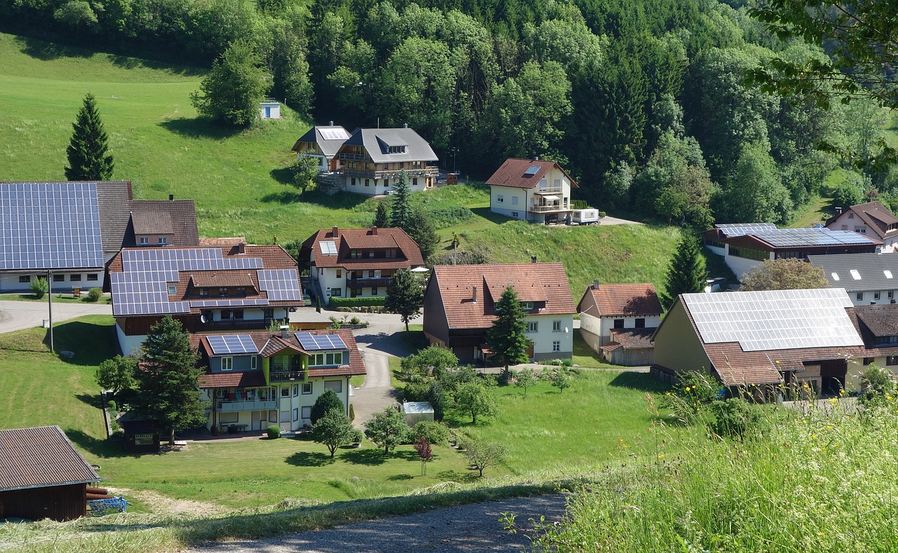 Rural photovoltaic power generation