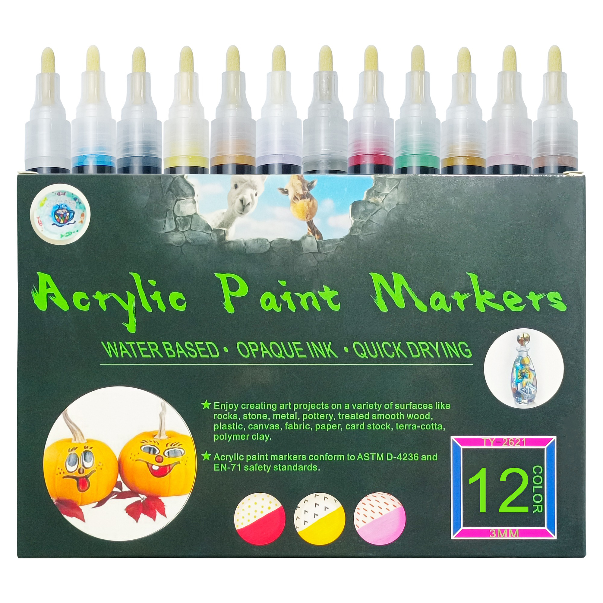 Acrylic Marker12-2