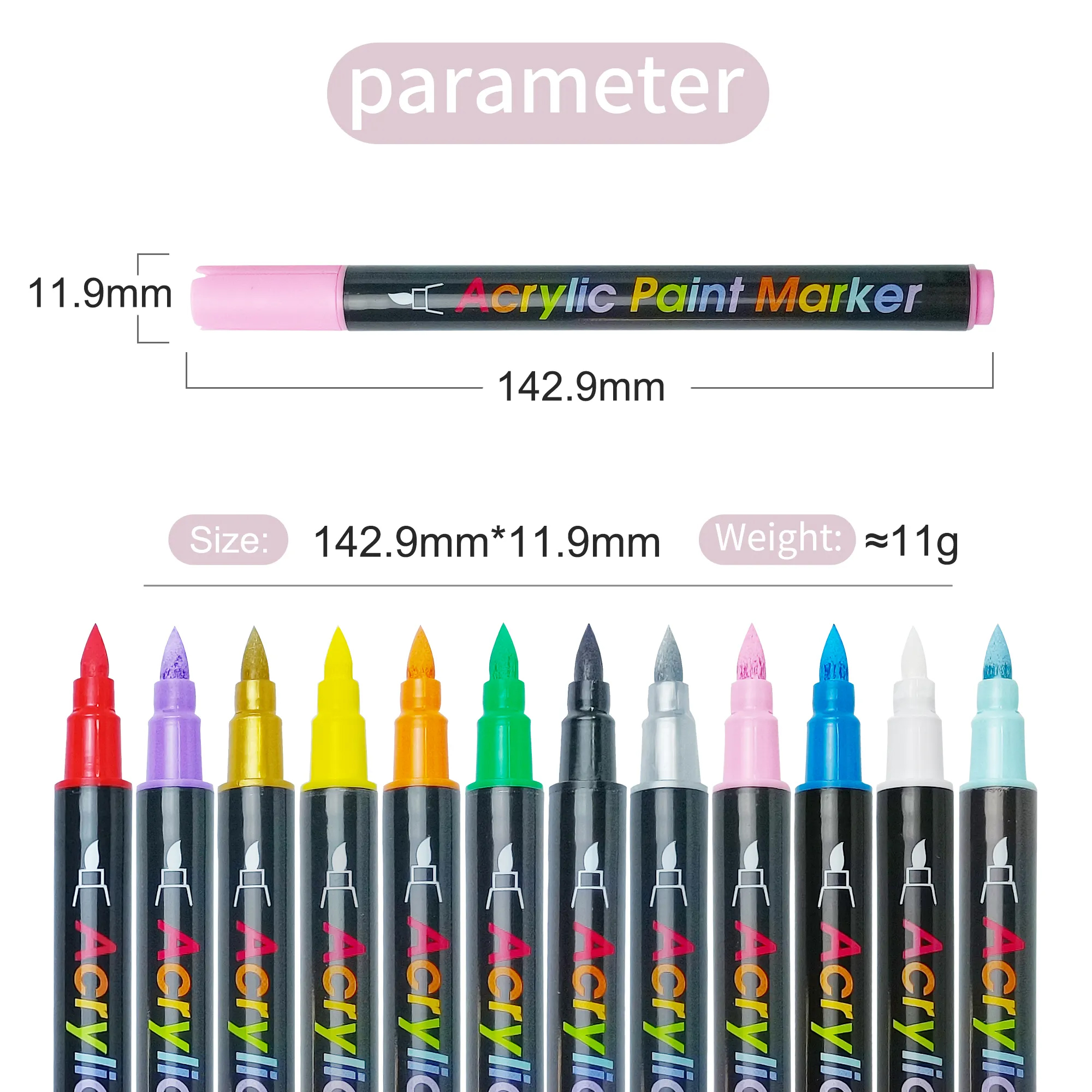 Acrylic Marker12-3